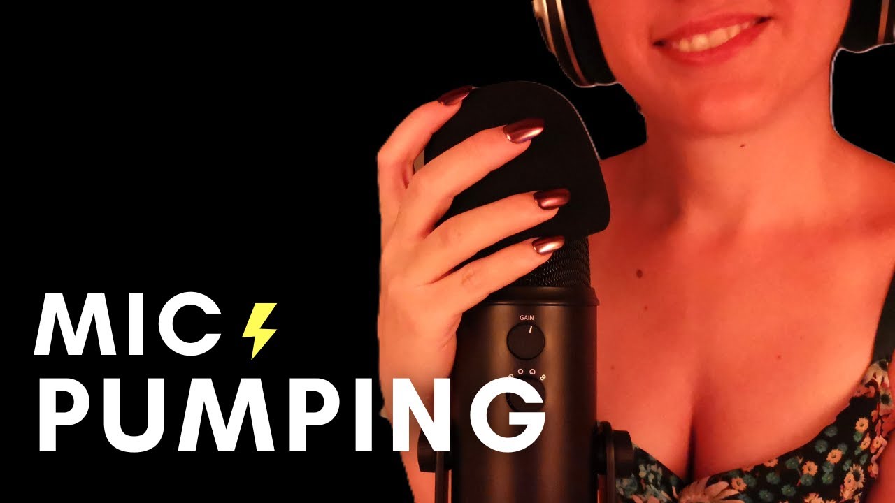 ASMR - MIC PUMPING swirling | personal attention | breathing, countdown, from slow to fast | tingles