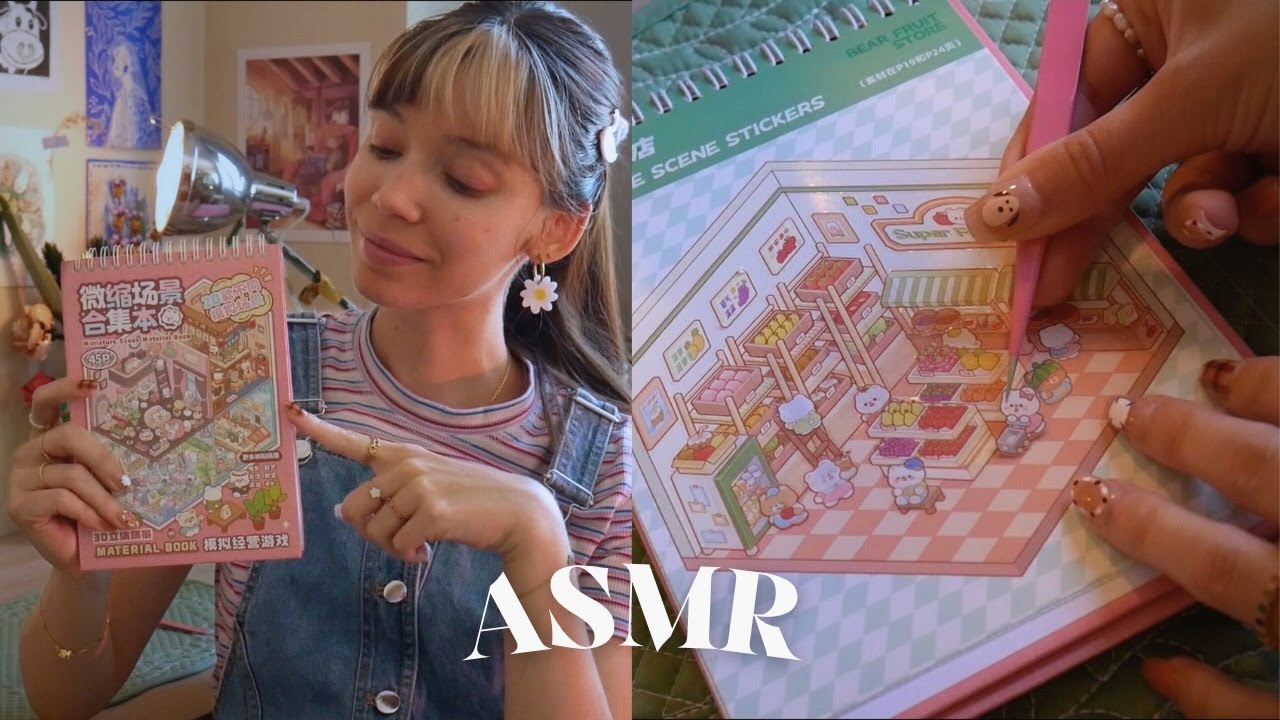 ASMR | Rangement très satisfaisant d'une boutique avec des stickers 🍎