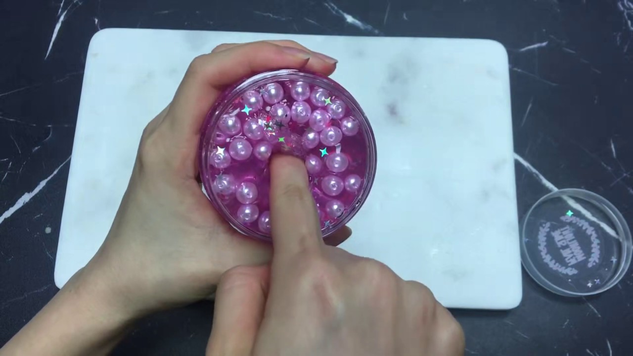ASMR - Satisfying Popping Pink Pearl Slime