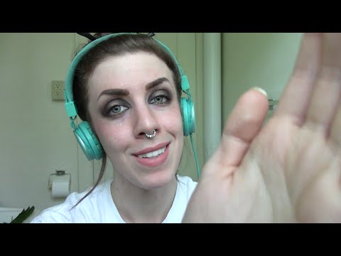 ASMR - Self-Harm prevention and relaxation - softspoken, face stroking, personal attention