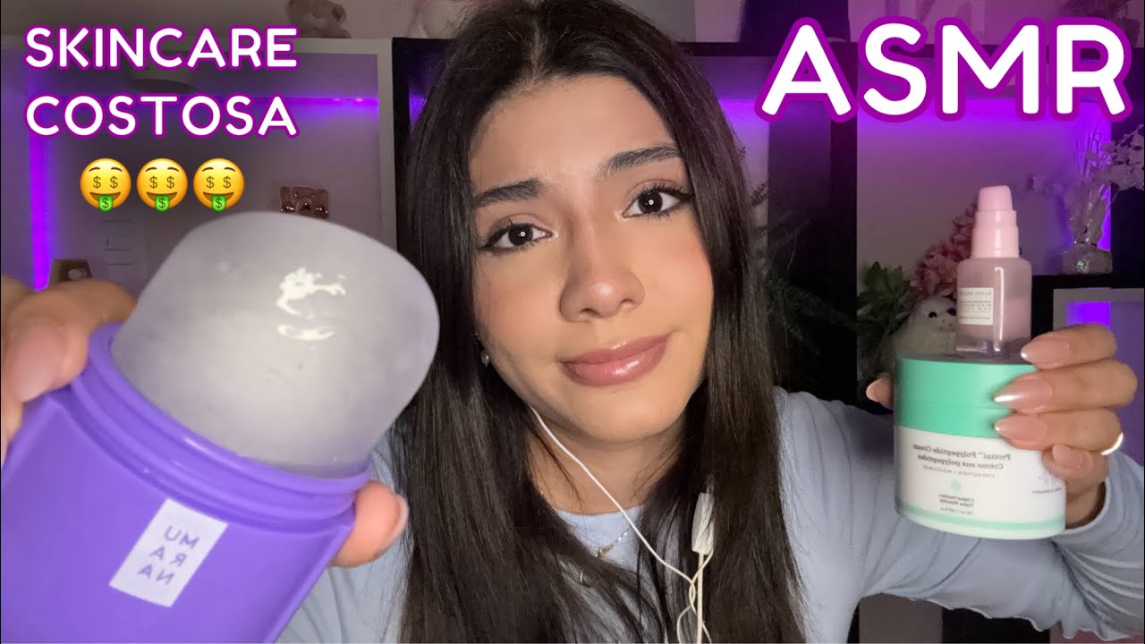 ASMR  SPA /  (realista) TE HAGO la SKINCARE con PRODUCTOS MUY CAROS  y LUJOSOS / ROLEPLAY español