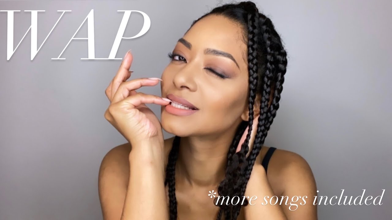 ASMR 🤍 WAP CARDI B ft. MEGAN THEE STALLION 🦋 CLEAN WITH KISSES 💋