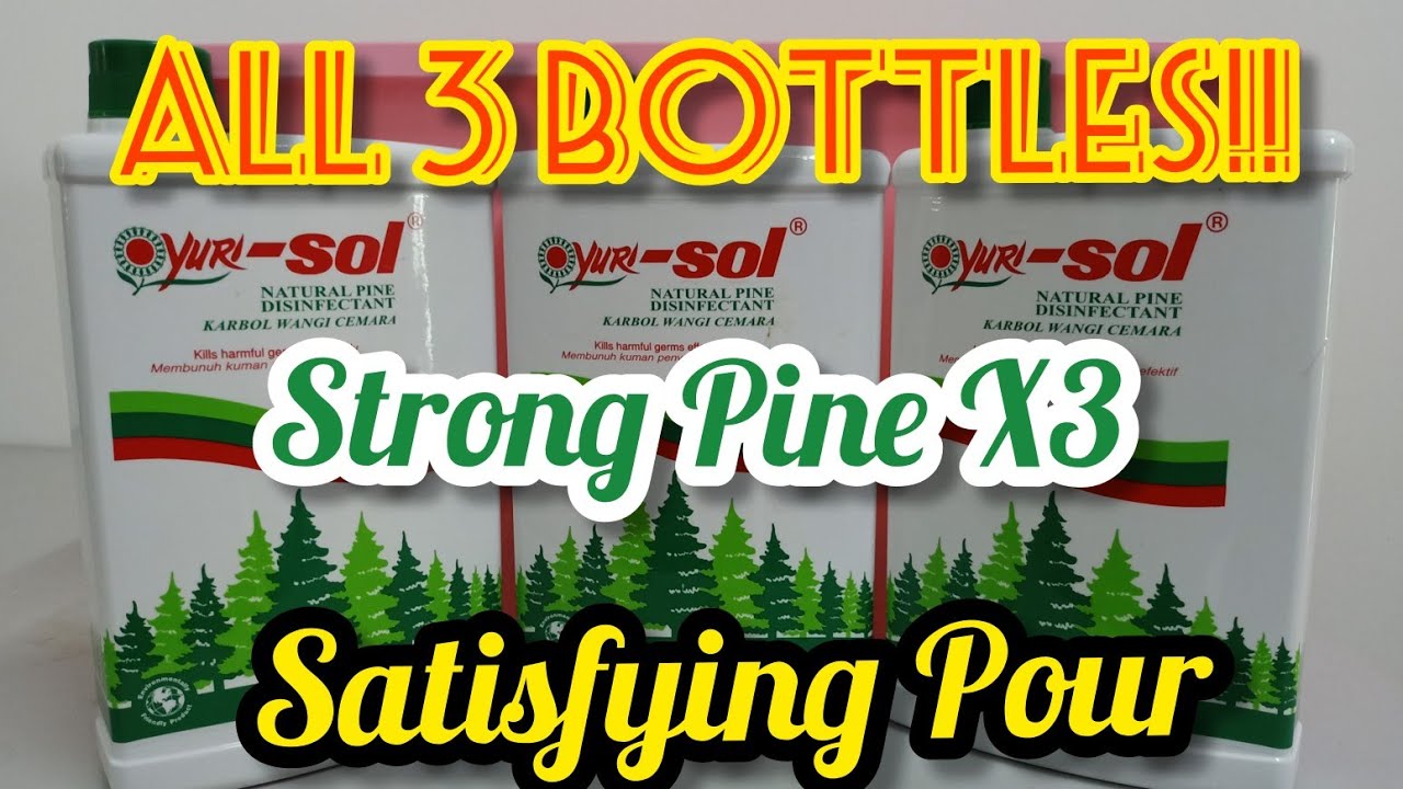 ASMR - YURI-SOL 3 Bottles (STRONG PINE🌲🌲🌲) Short fight