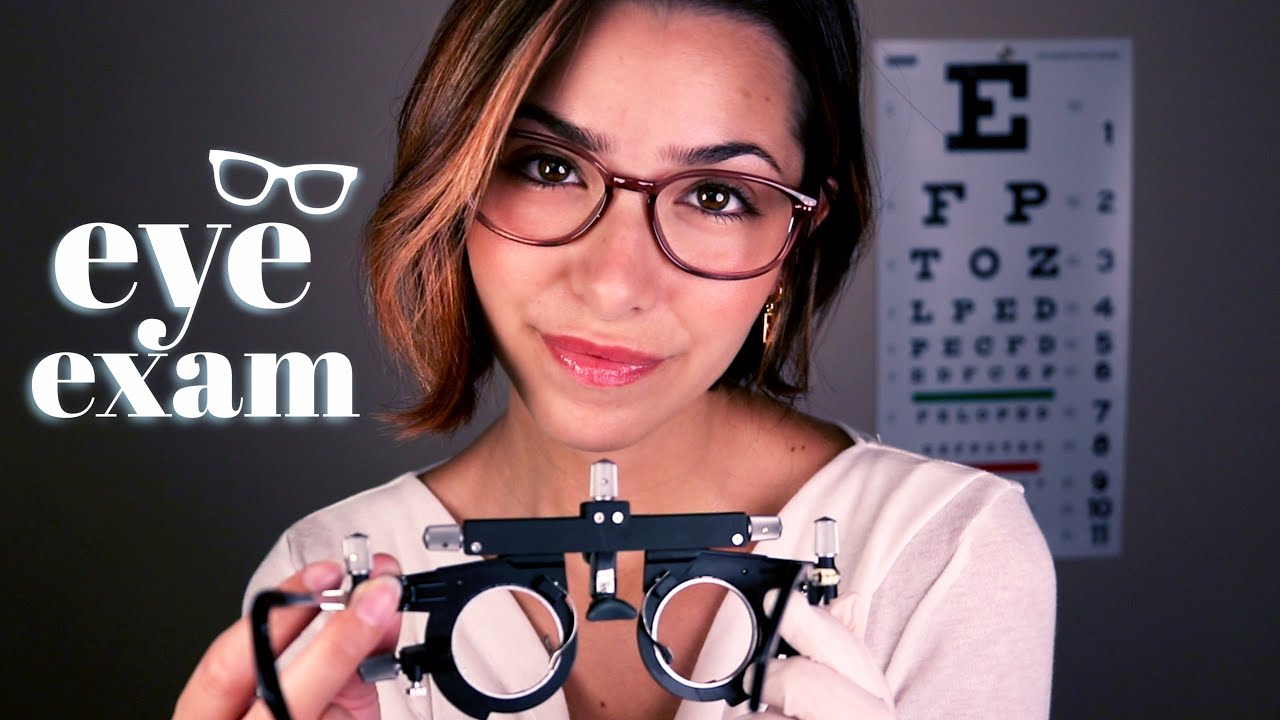 ASMR A Very Sleepy Eye Exam 💤 + Glasses Fitting