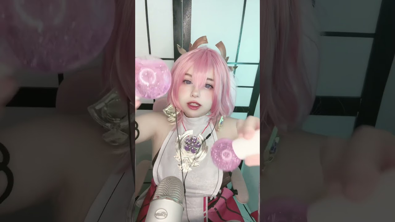 Asmr #asmr #cosplay #genshin #yaemiko #anime #otaku #pov