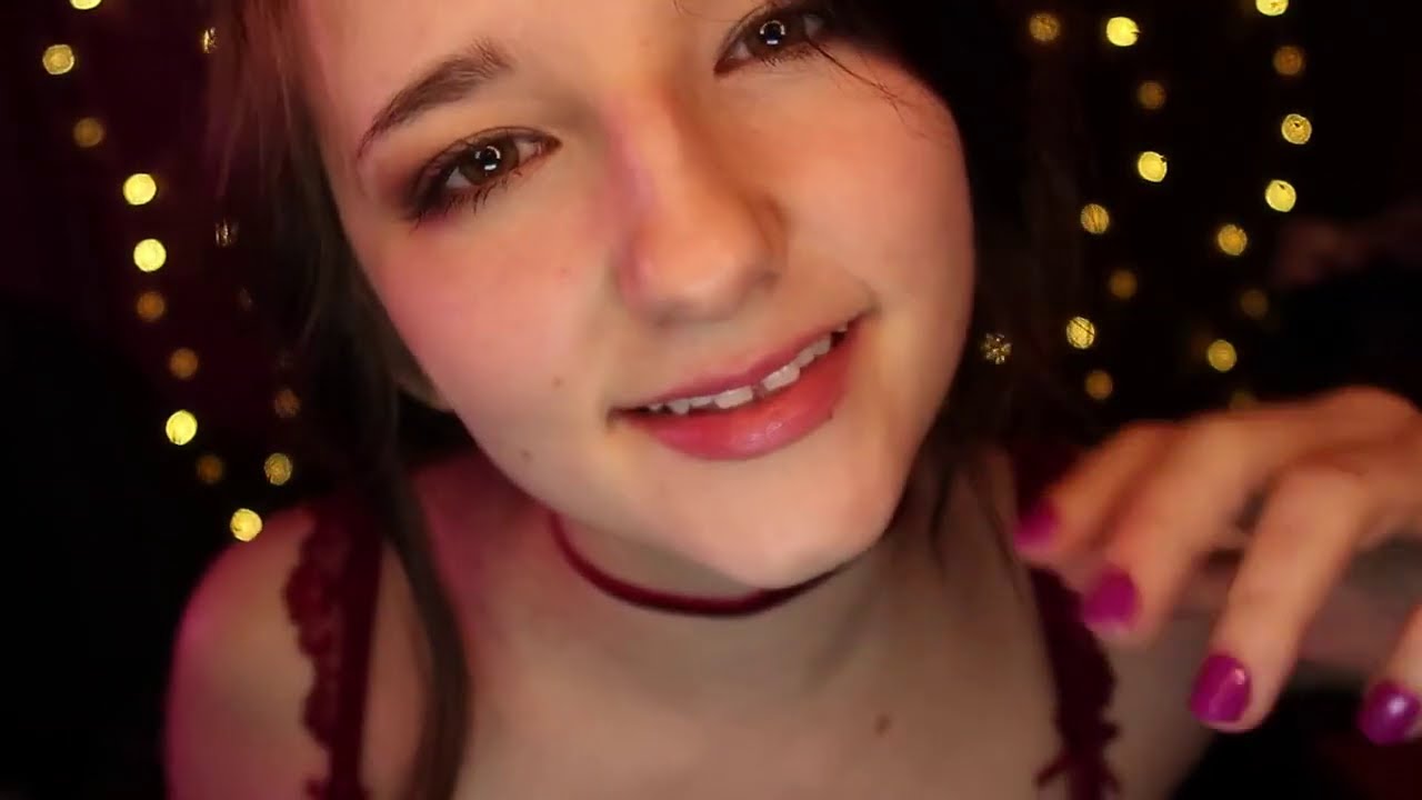 ASMR- Before bed kisses and licks