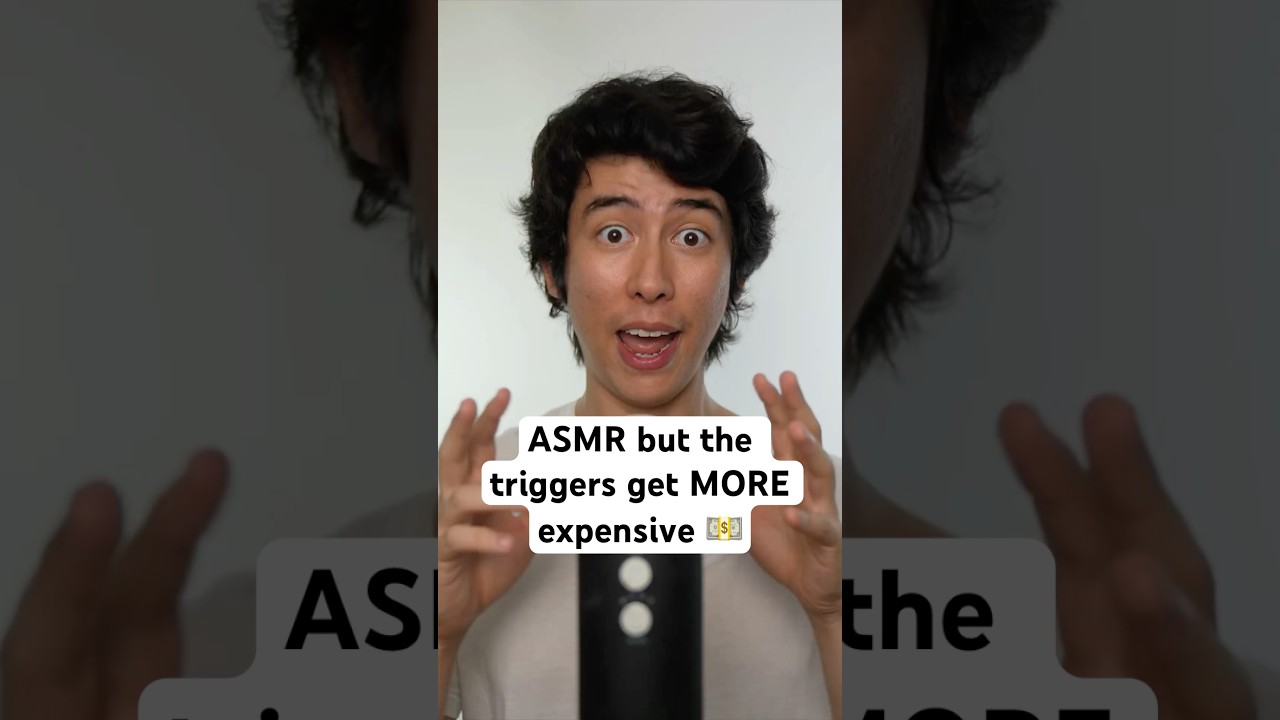 ASMR but the triggers get MORE expensive 💵 #asmr