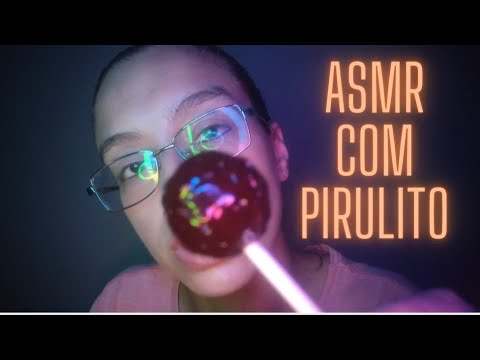 ASMR COMENDO PIRULITOS 🍭
