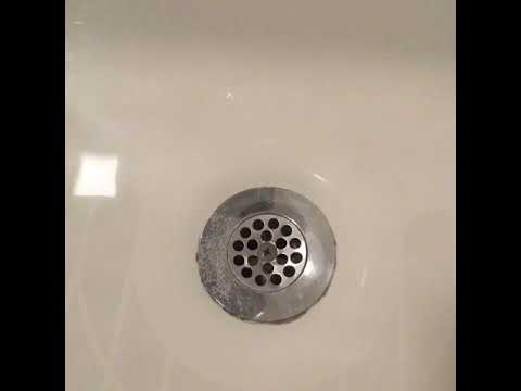 ASMR Draining Water