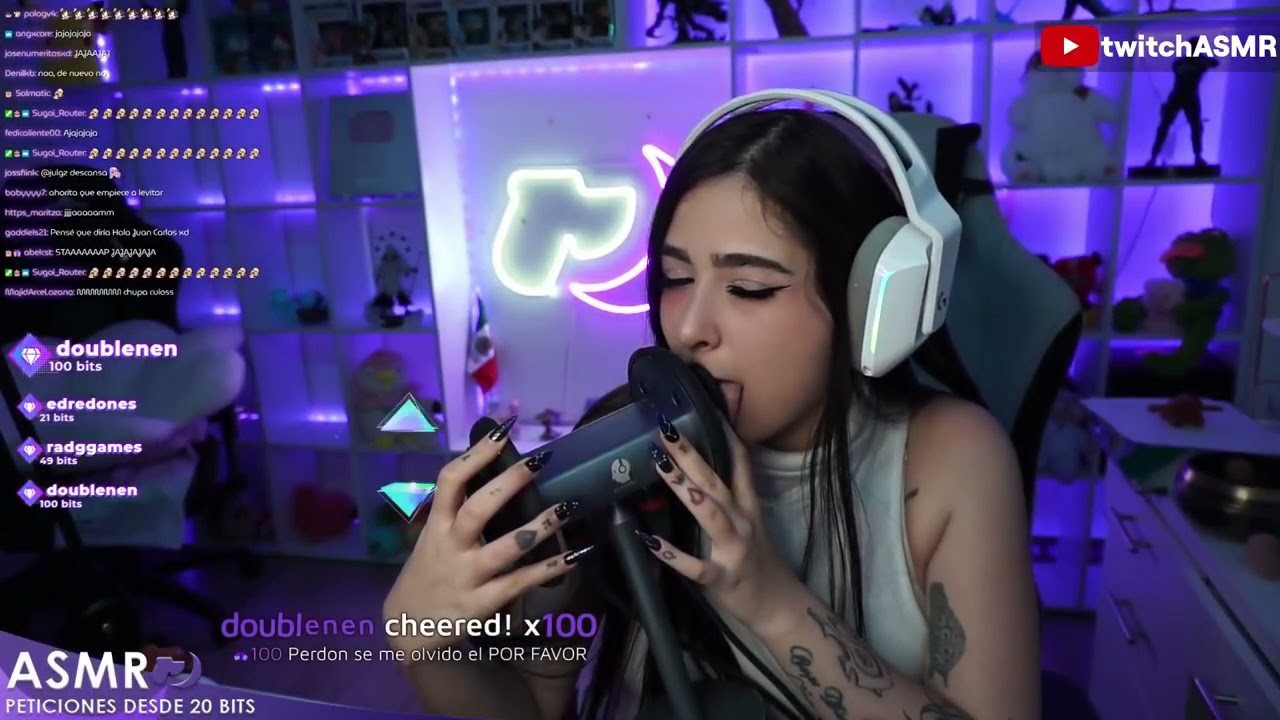 ASMR Ear liсking Goddessalfa