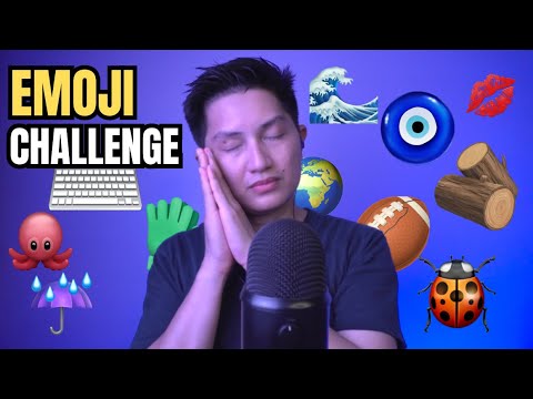 ASMR Emoji Challenge For Sleeping Right Now!!!