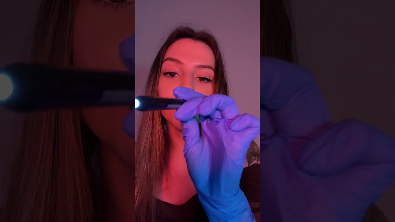 ASMR Eye Relaxation 👁️👁️ #asmr #asmreyeexam