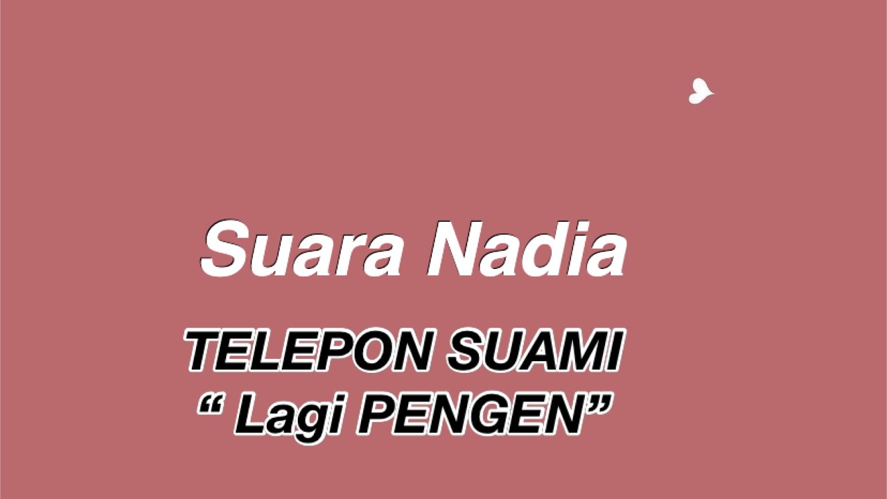 ASMR FEMALE SUARA CEWEK SEXY | TELPON SUAMI “LAGI PENGEN”