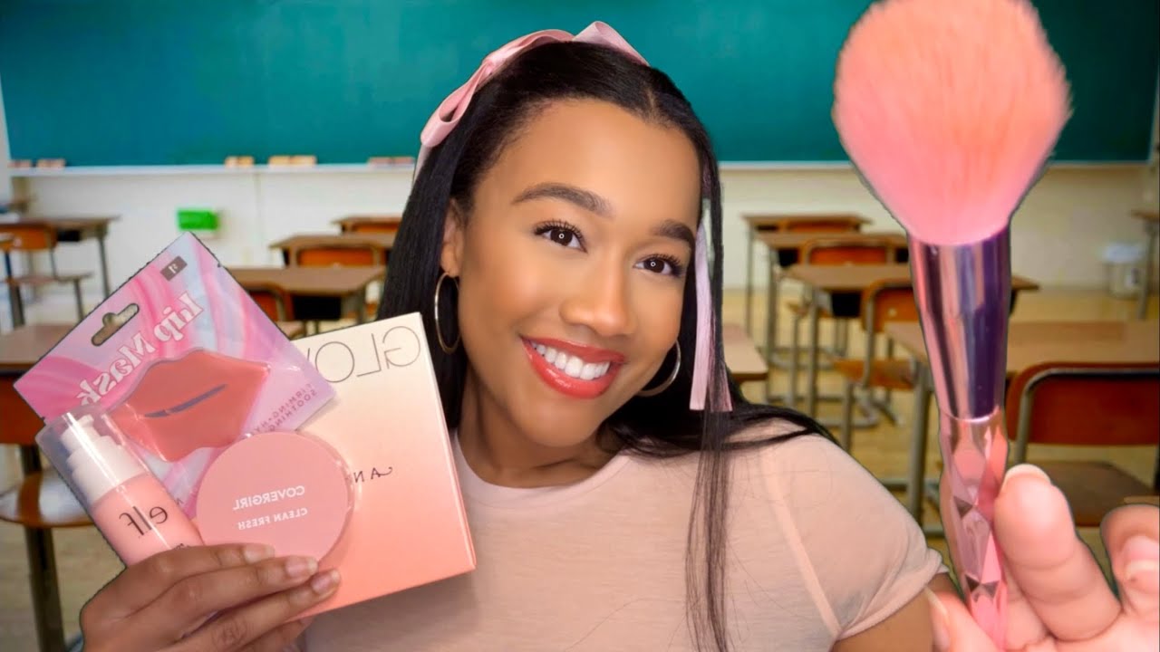 ASMR Girl Who’s Obsessed with Baby Pink Gives You a Makeover *She's Preppy 🌸 Personal Attention ASMR