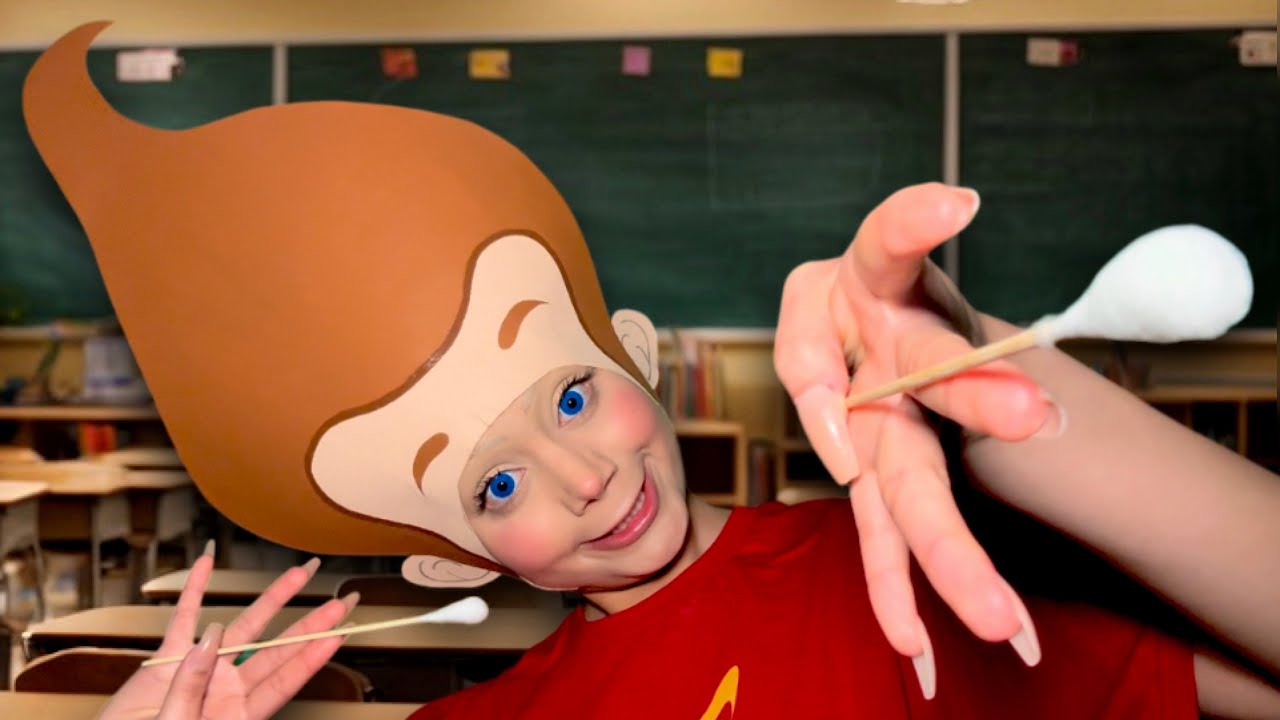 ASMR~ Jimmy Neutron gives you an ear cleaning (you’re a robot) 🤖