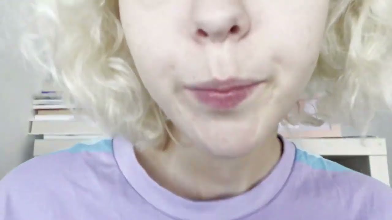 ASMR LENS LICKING  wet mouth sounds