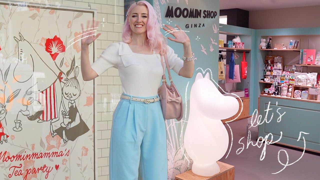 ASMR let's shop ✨ at the Moomin store in Japan!