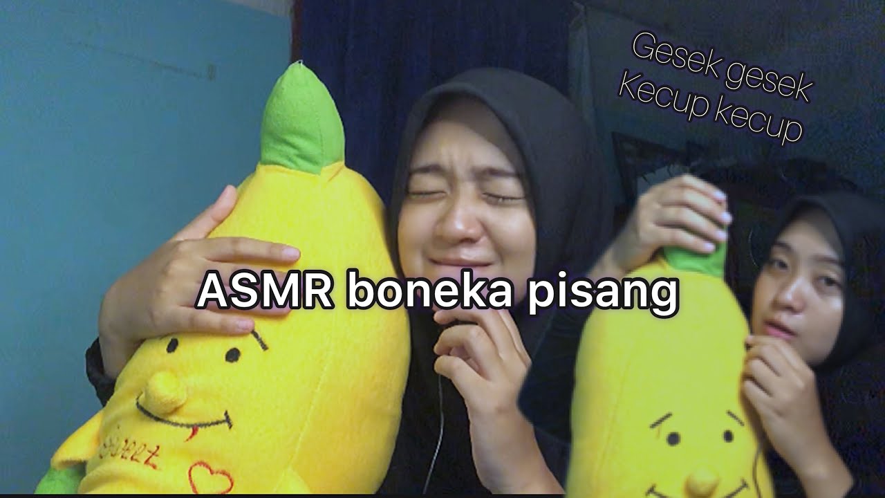 ASMR mainan boneka pisang