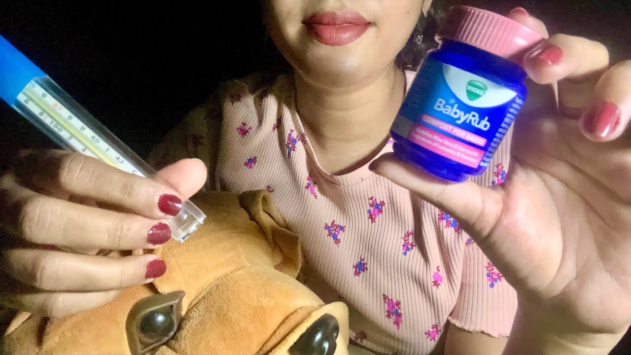 ASMR MOM takes care of you when you're sick 🤧 | ASMR Tamil