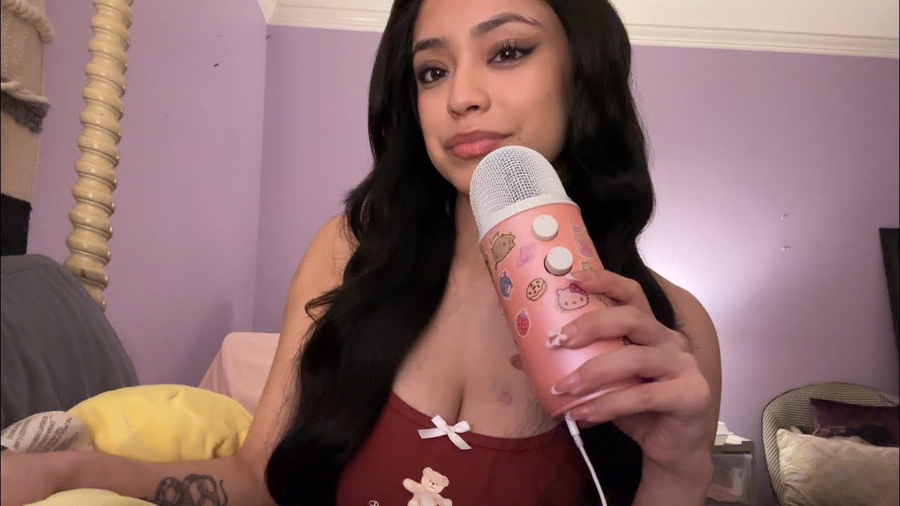 ASMR mouth sounds & whispers ;)