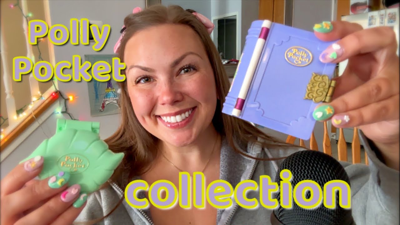 asmr/ My Complete Polly Pocket Sets COLLECTION💚🩵💜 (pt 1)