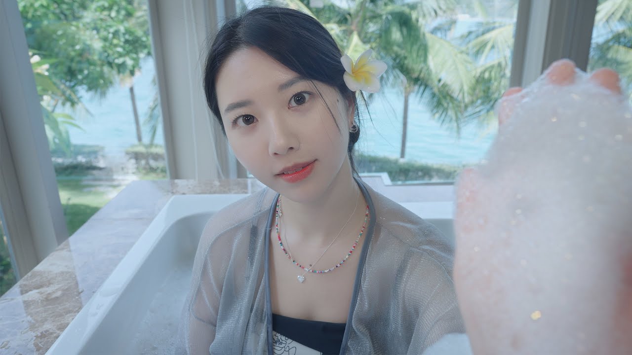 ASMR Ocean View Bubble Spa Roleplay 🫧🌊 Shaving and Massage Included! | in Vietnam