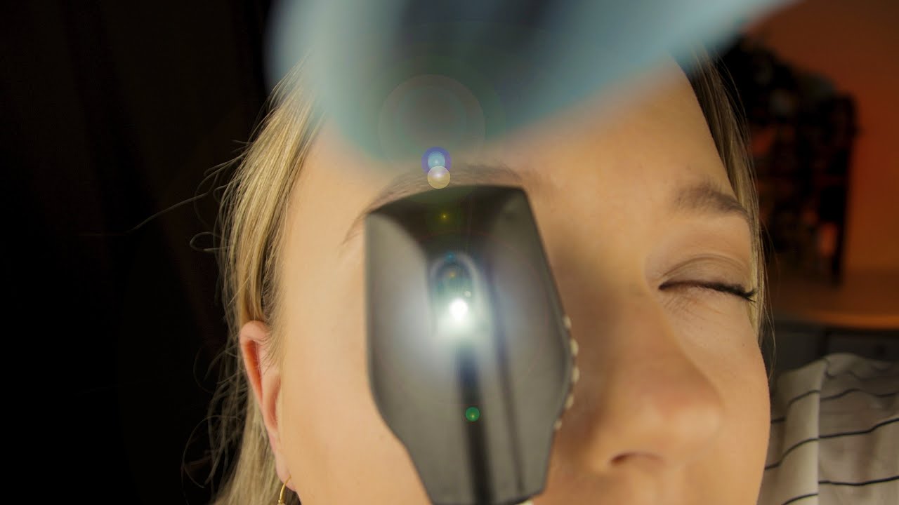 ASMR Ocular Orbital Eye Examination (Light Exam)