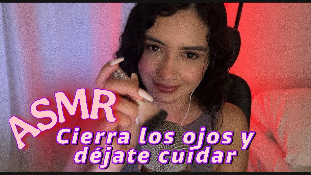 ASMR para dormir profundo 😴 | cierra los ojos y déjate cuidar (susurros suaves + caricias sonoras)