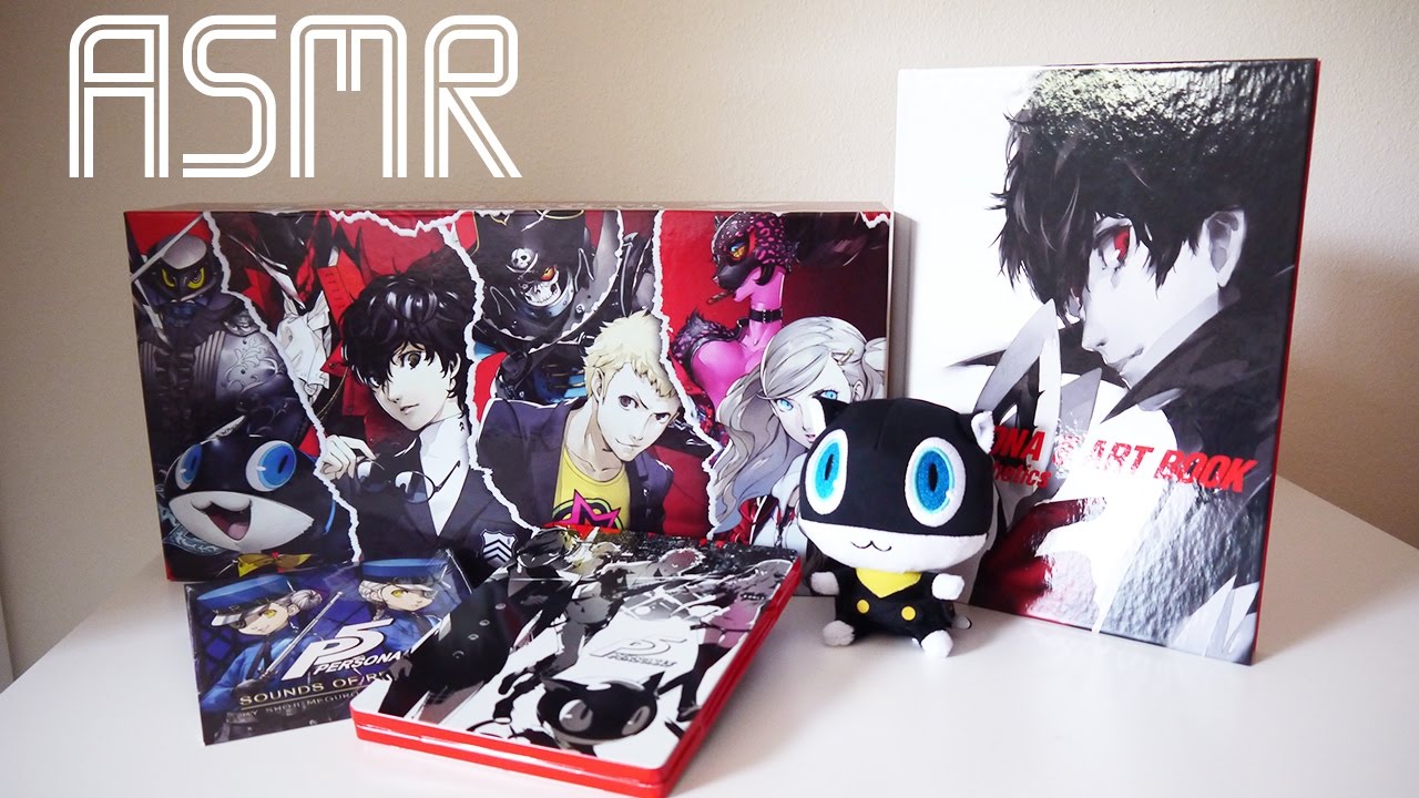 ASMR Persona 5 Unboxing - (Whispering, Packaging Sounds)