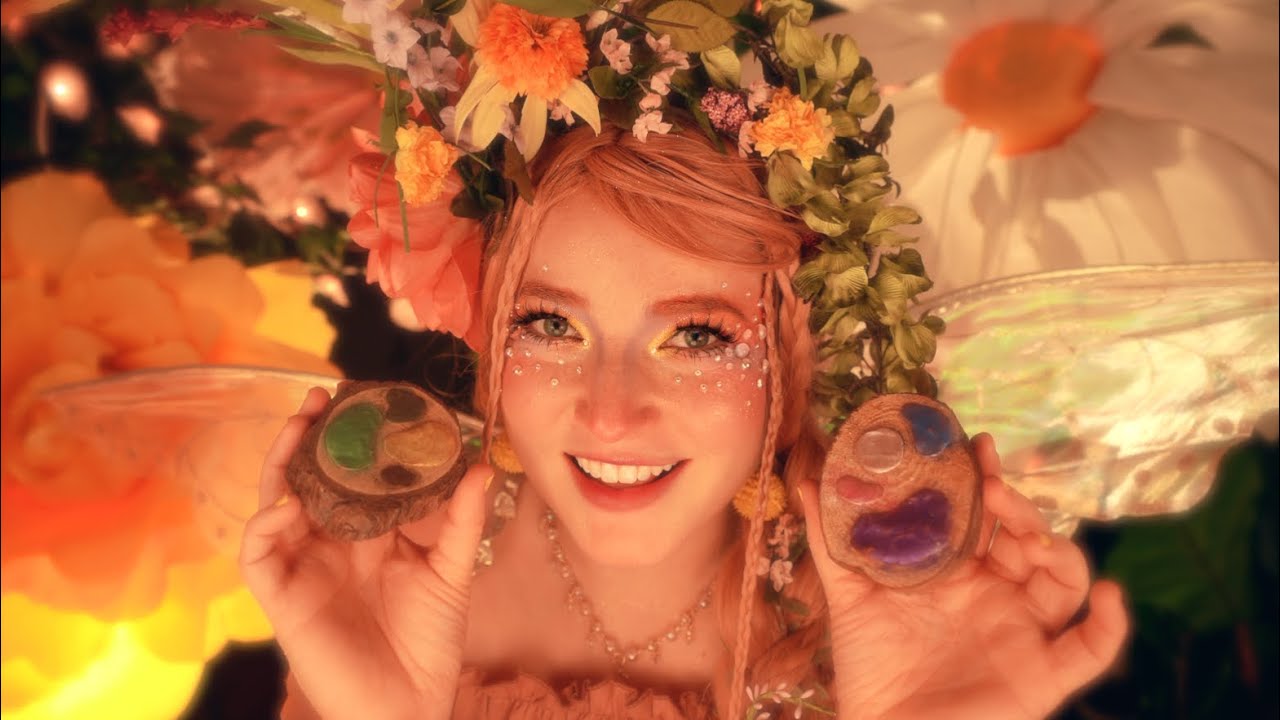 ASMR Playful Spring Fairy Gives You a Makeover