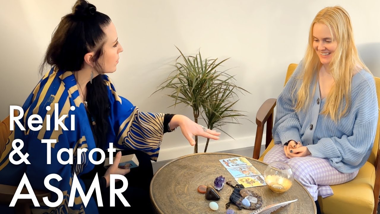 ASMR reiki session with tarot at @TheWellnessFoundry (Unintentional ASMR)