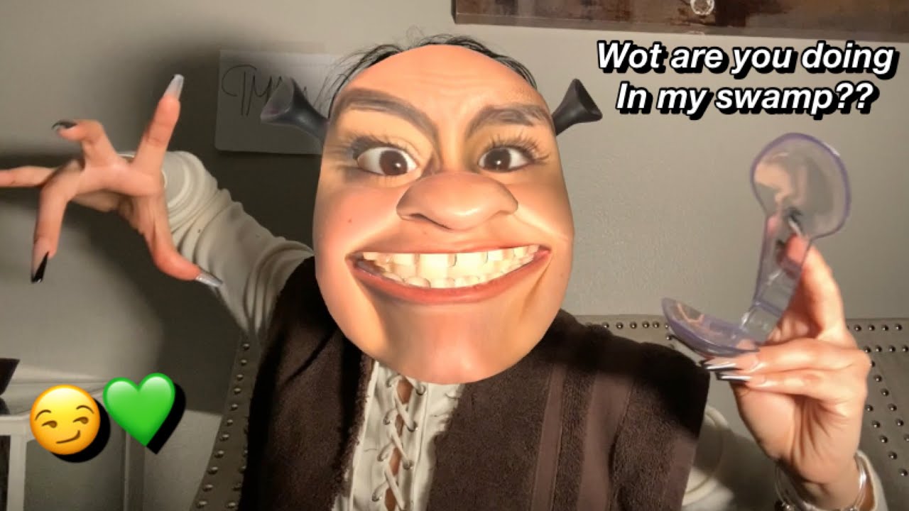 ASMR~ Shrek removes your Negative energy (UNPREDICTABLE TRIGGERS) 💚