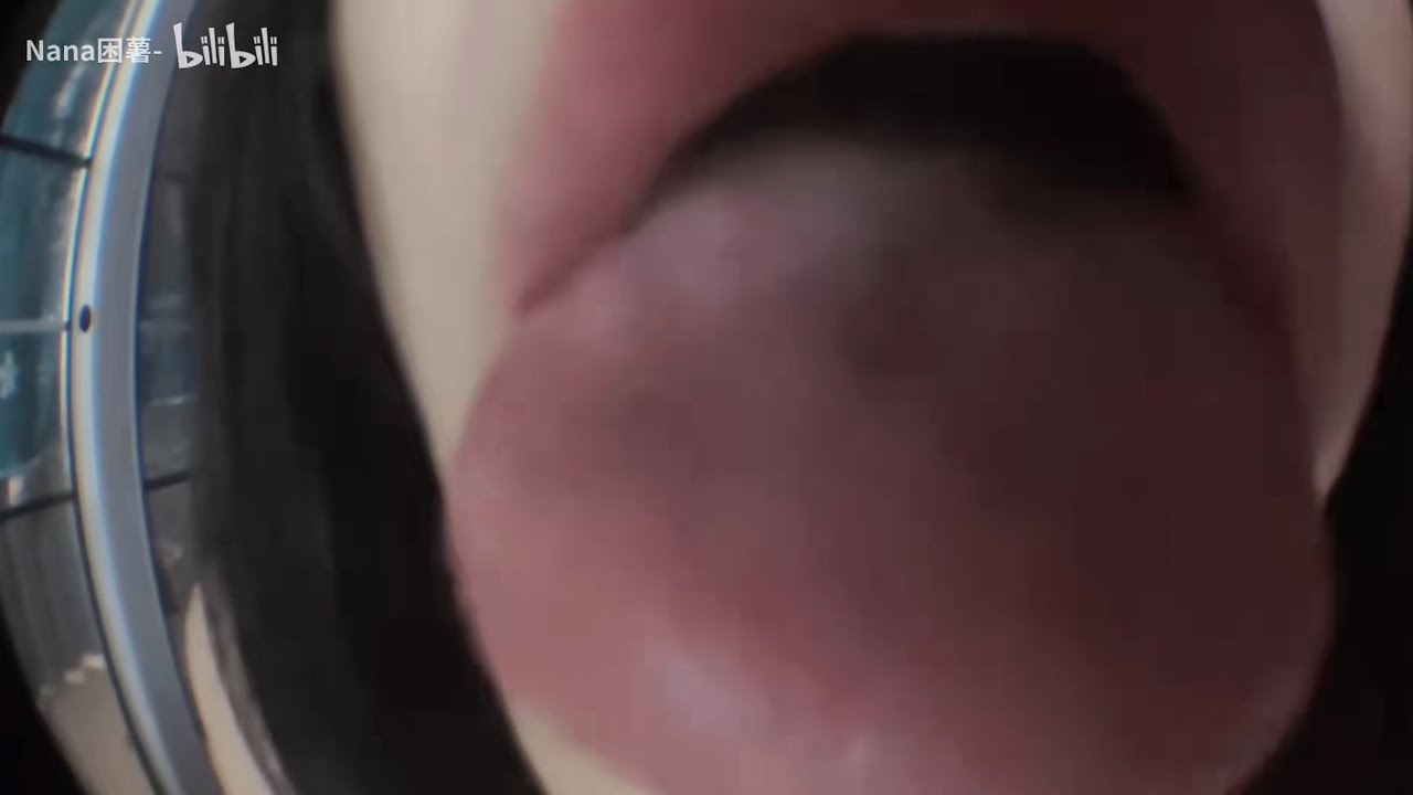 ASMR sleepy lens licking / fisheye camera / no talking 👅