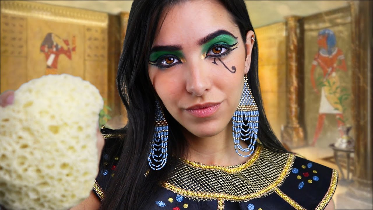 ASMR Spa Ancient Egypt  (Scalp Massage, Face Massage, Personal Attention, Sponge...)