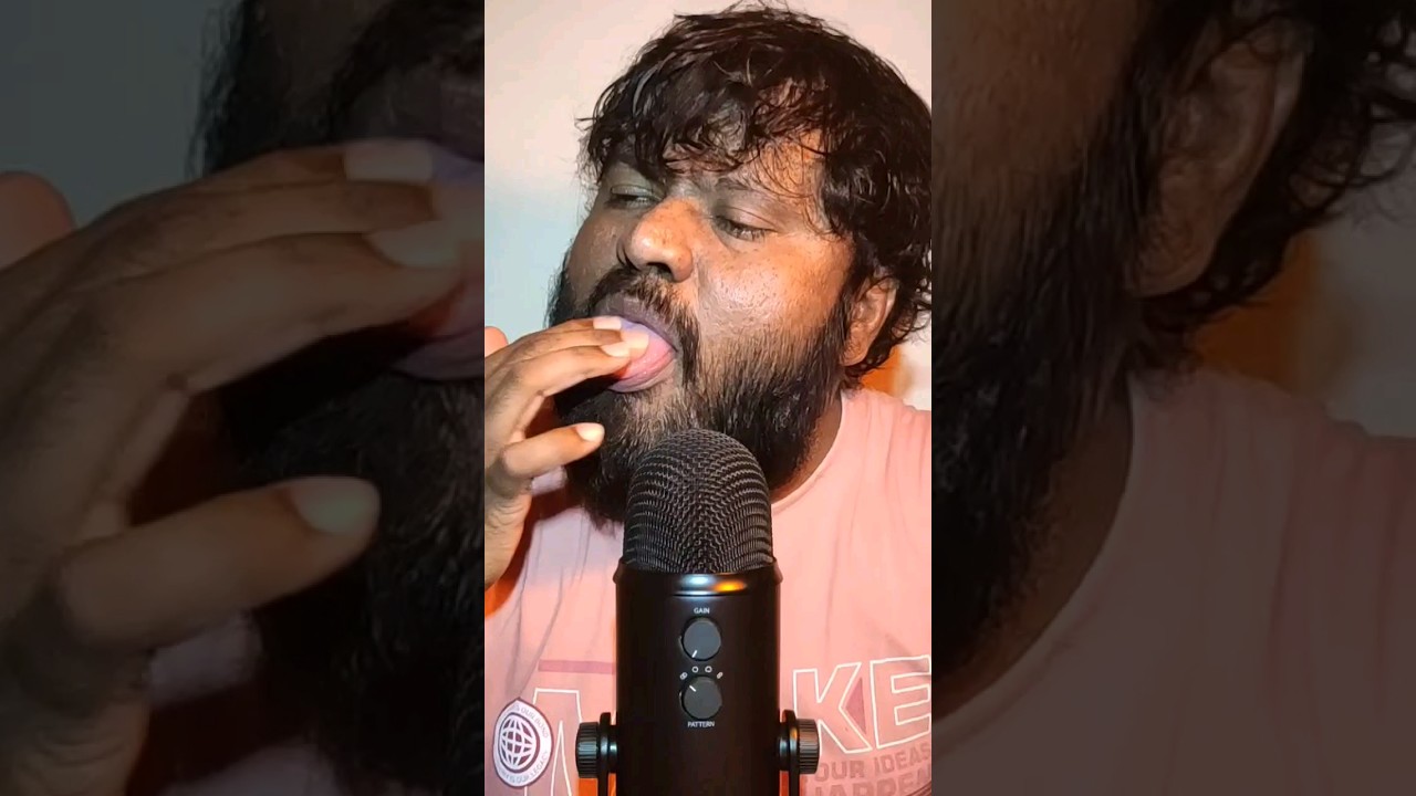ASMR Spit Painting With Spit #shorts