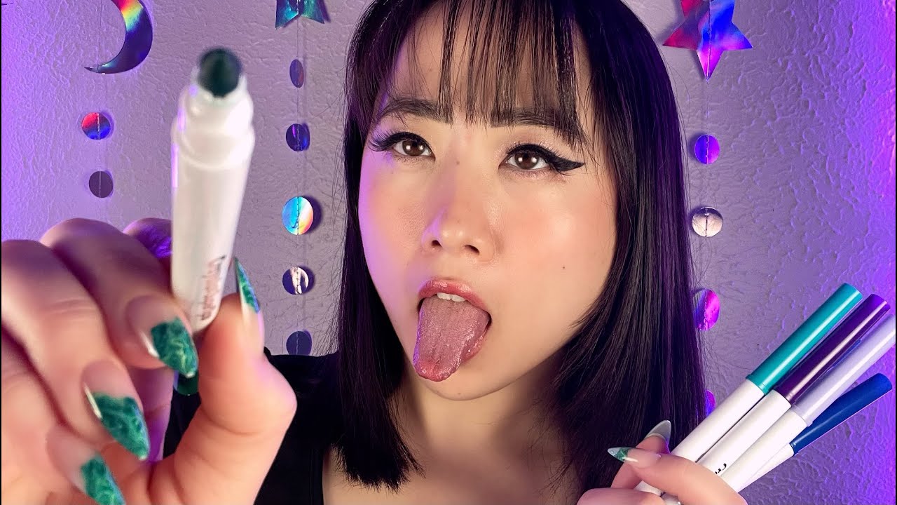 ASMR Spit Painting you Into a Masterpiece (mouth sounds)