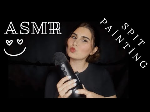 ASMR 💦SPIT PAİNTİNG 💋 yüzüne dokunuyorum (ıslak ağız sesleri) 👅💗#asmr #türkçeasmr