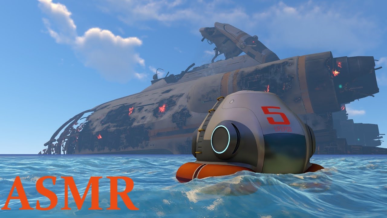 [ASMR] Subnautica Playthrough Part 1 | (whispers, rambles, reading PDA quotes)