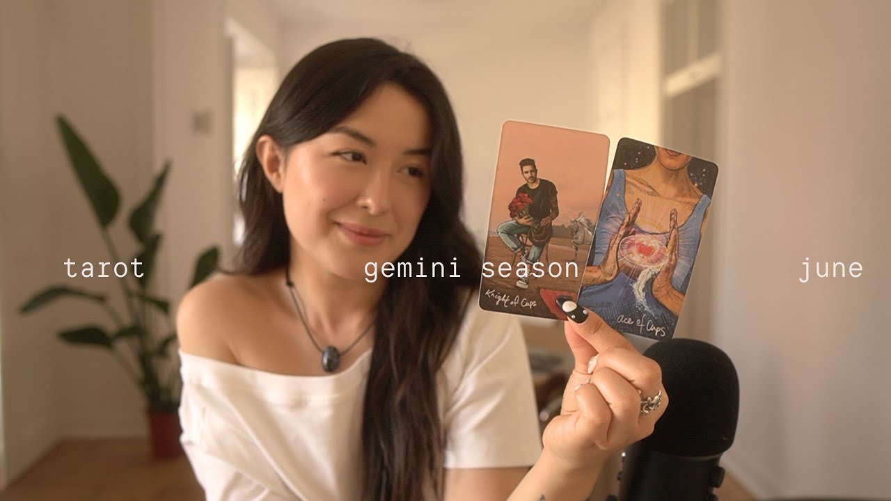 asmr tarot 🎱👯‍♀️ pick a card for june & gemini season (TIMELESS energy predictions)