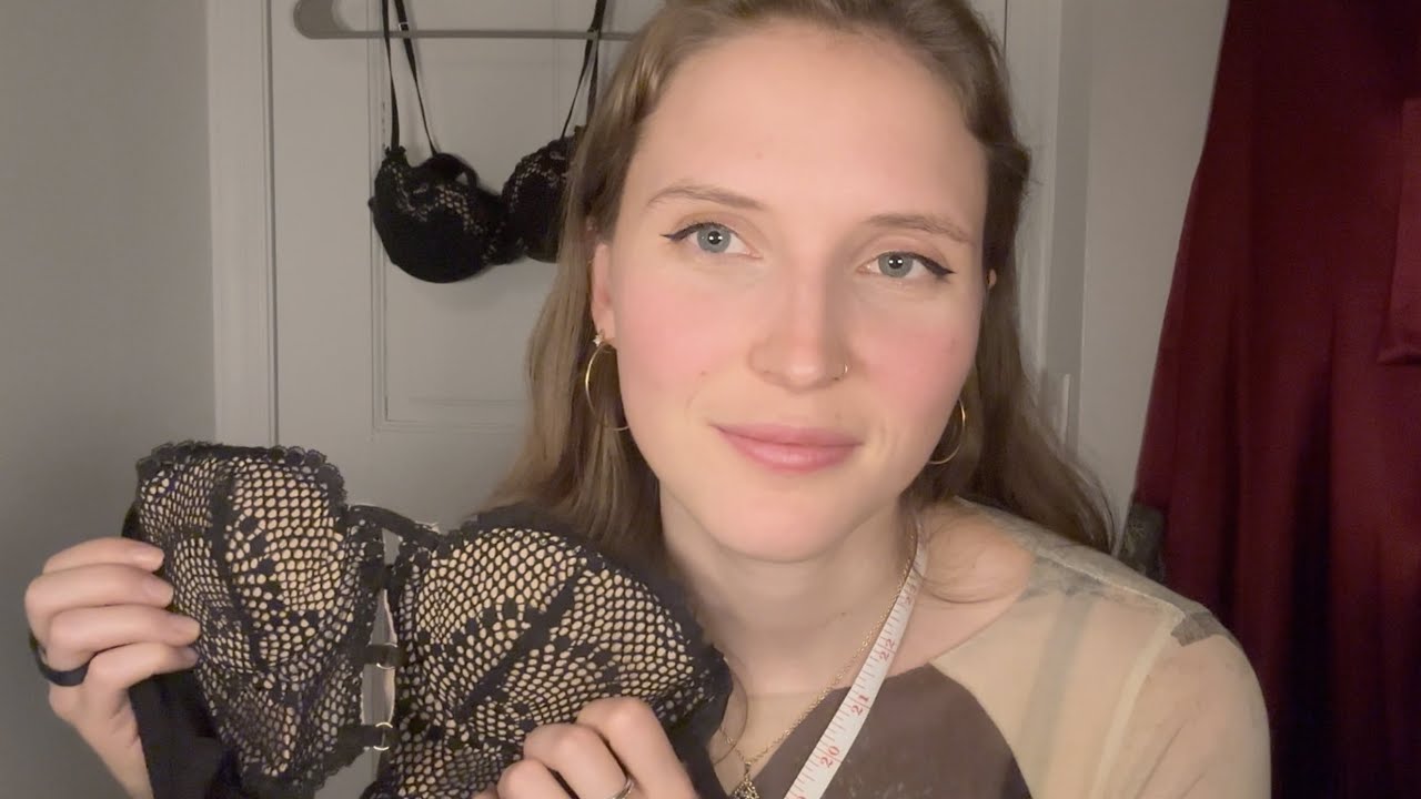 ASMR The Lingerie Boutique (measuring you + over-explaining)