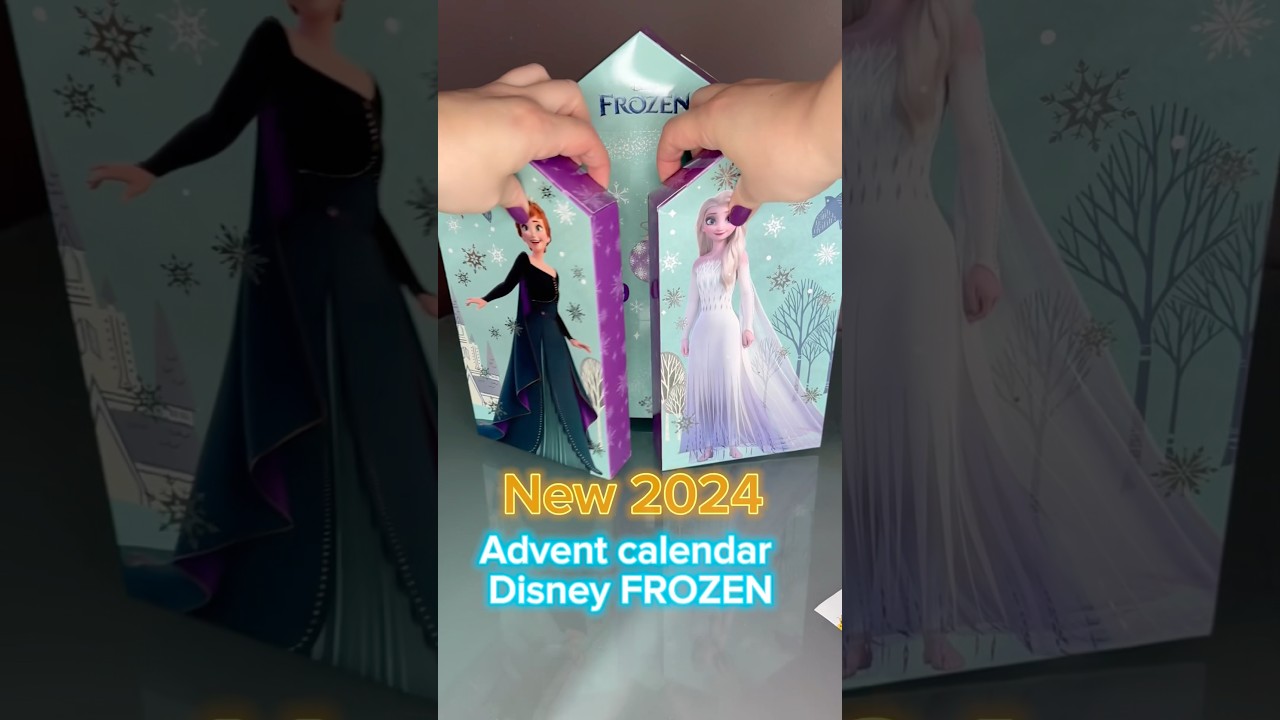 [ASMR] Unbox NEW DISNEY FROZEN 2024 Advent calendar #asmr #unboxing #frozen #adventcalendar2024