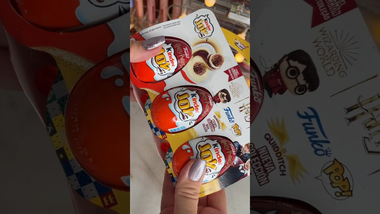 [ASMR] UNBOXING 🪄Kinder Joy x Harry Potter Funko Pop Quidditch Edition 🪄🧹