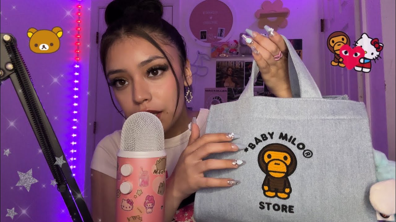 ASMR what’s in my bag ‪♡