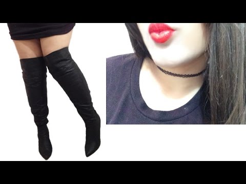 ASMR Whisper Tapping & Scratching ღ My Boots
