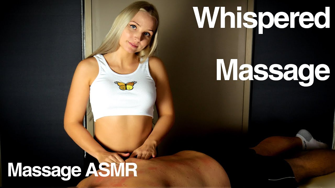 ASMR Whispering & Back Massage -  SO Relaxing