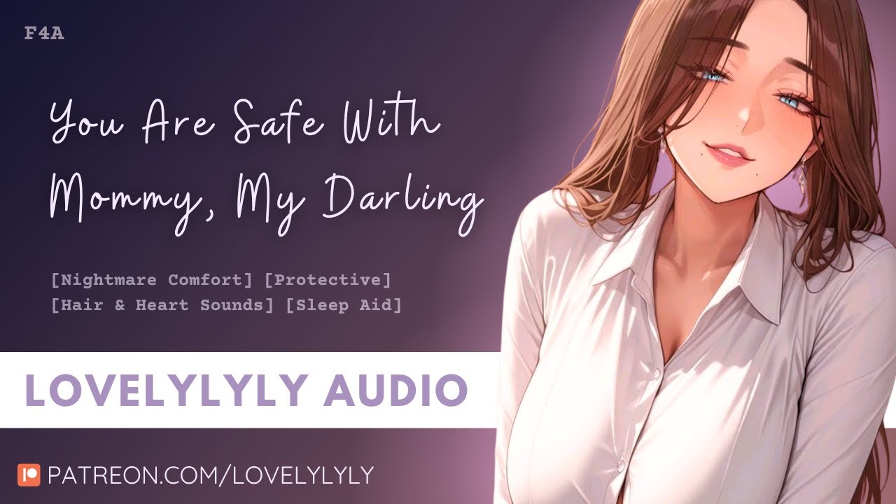 [ASMR] You're Safe With Mommy, My Darling 💗 [Nightmare Comfort] [Protective] [Hair & Heart Sounds]