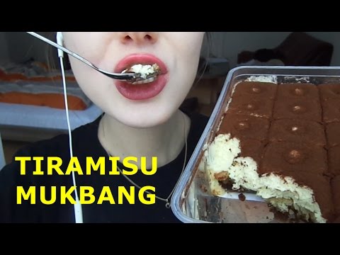 ASMR/MUKBANG: TIRAMISU ~ Relaxing Eating Sounds