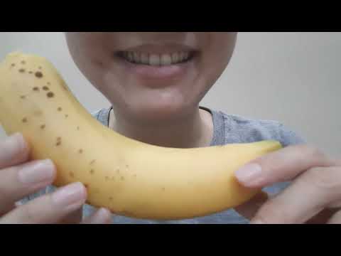 ASMR.SNACK HEALTHY BANANA.YUM-ASMR.