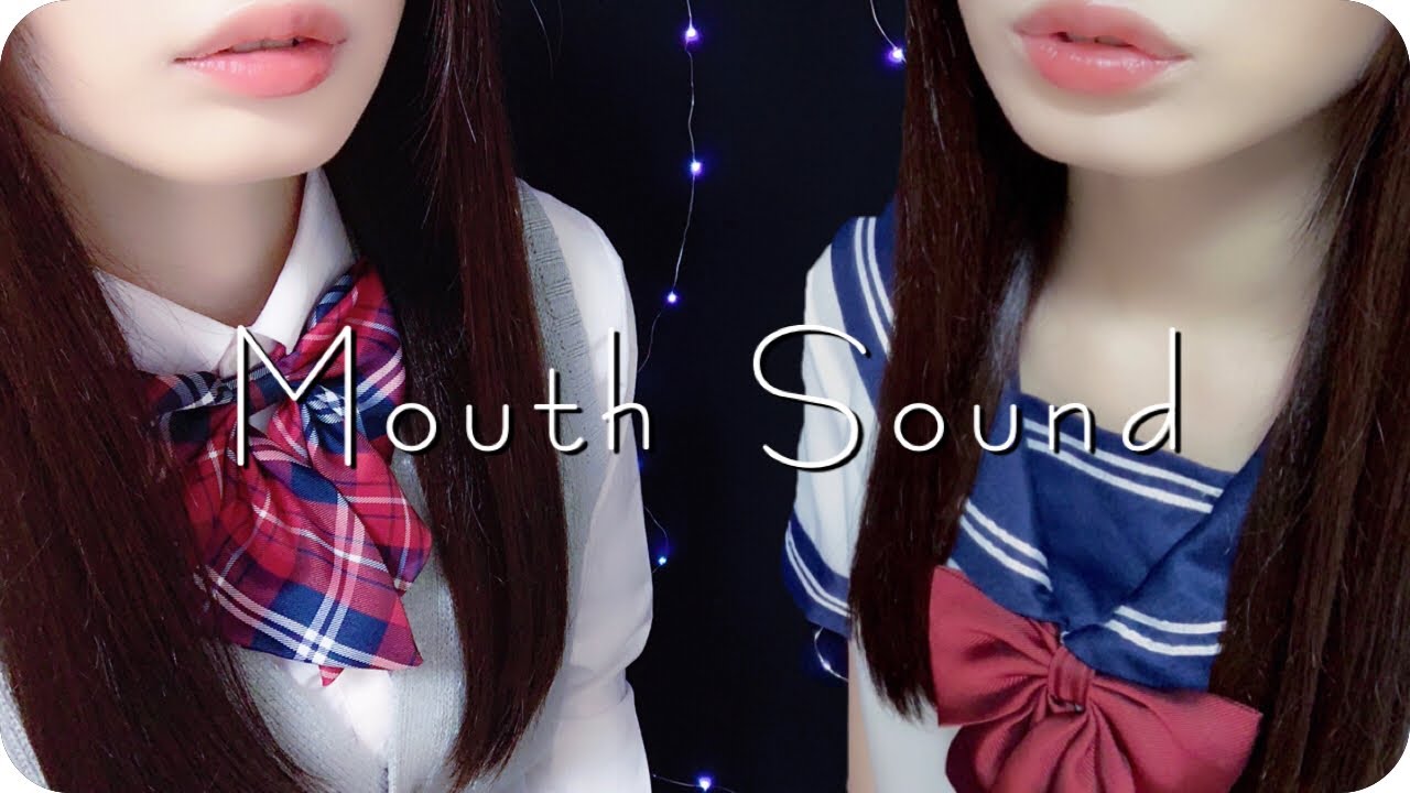 ［ASMR］Twin Mouth sounds [no talking] Kiss Sound, Lip Sound