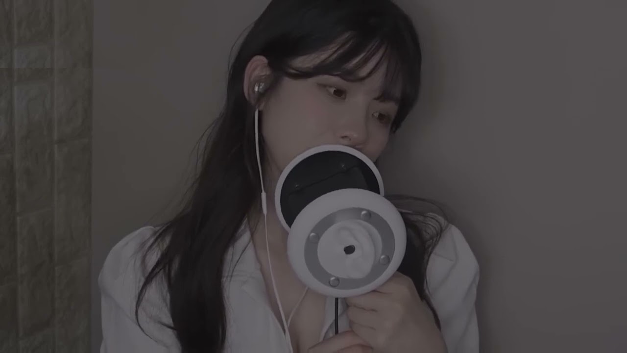 ASMR【yeonchu】邻家姐姐，凌乱头发，舔耳视频，助眠放松，好看就多看